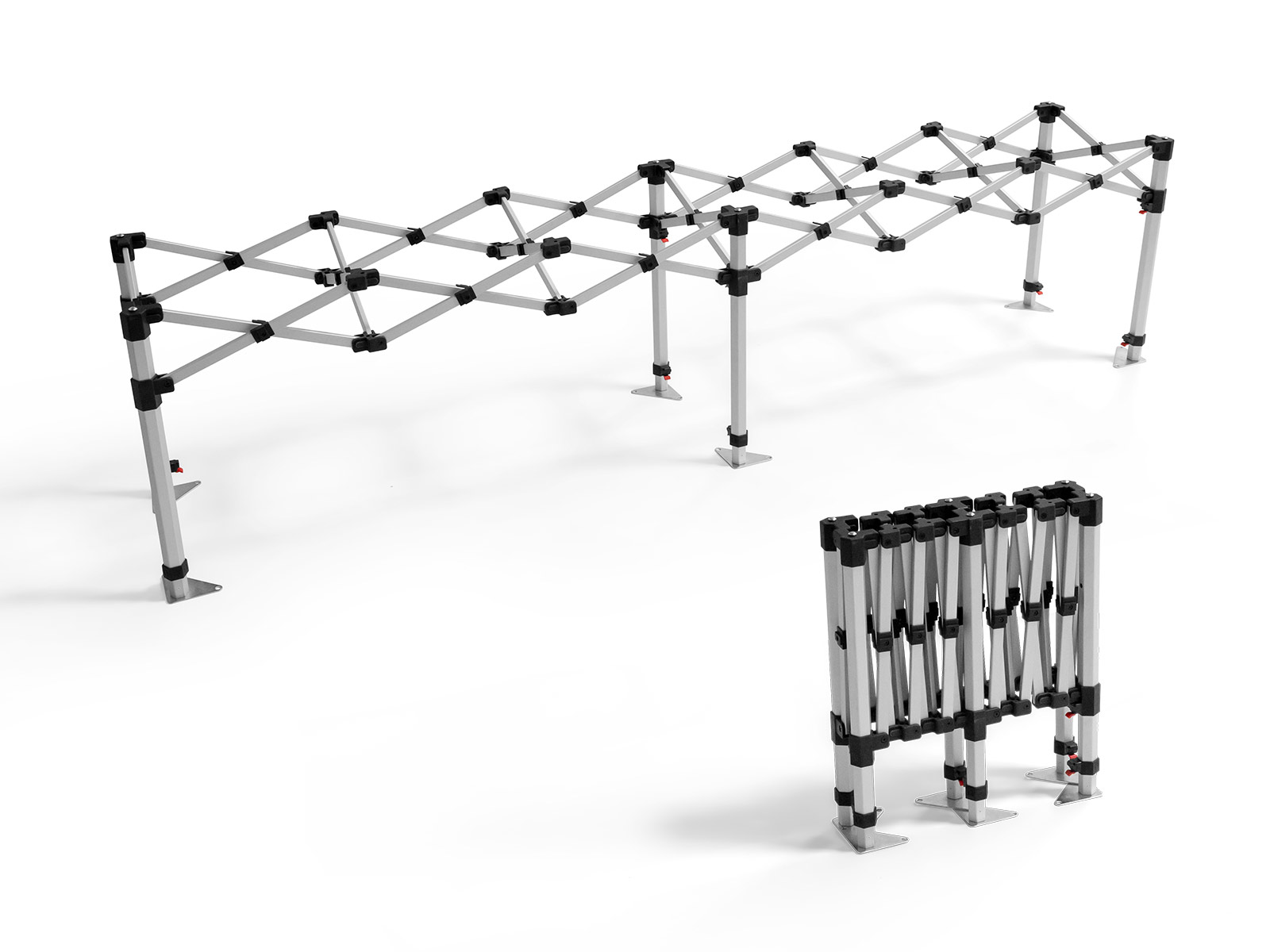 table pliante en aluminium