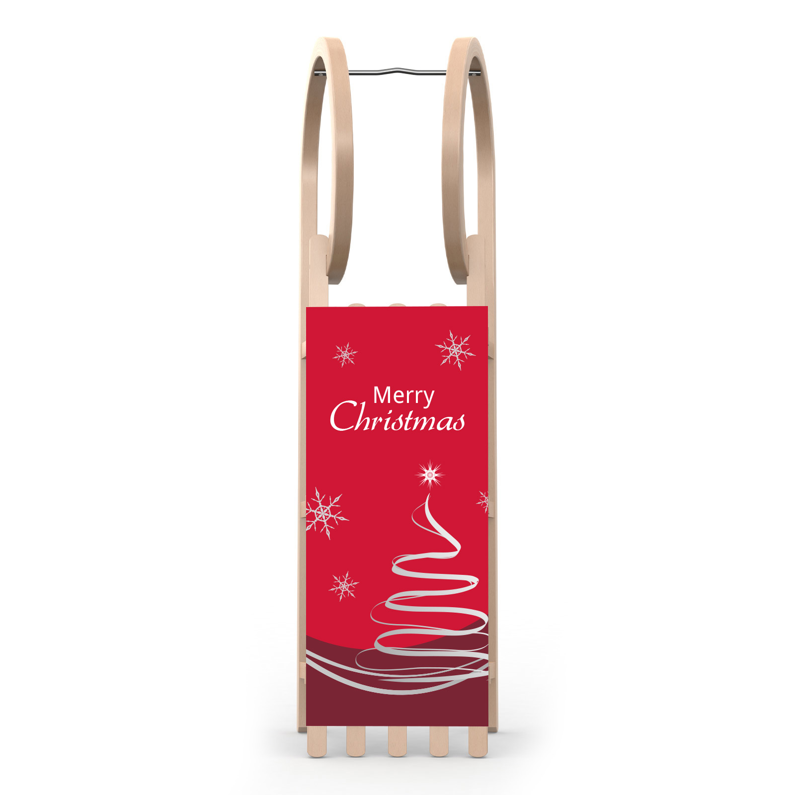Luge à cornes avec motif Merry Christmas