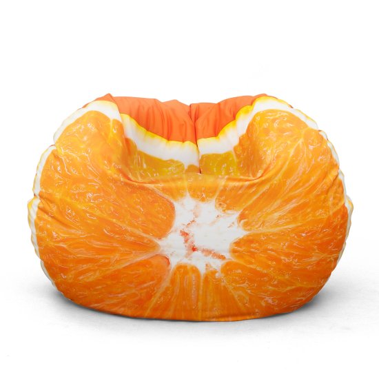 Pouf rond, imprimé recto-verso