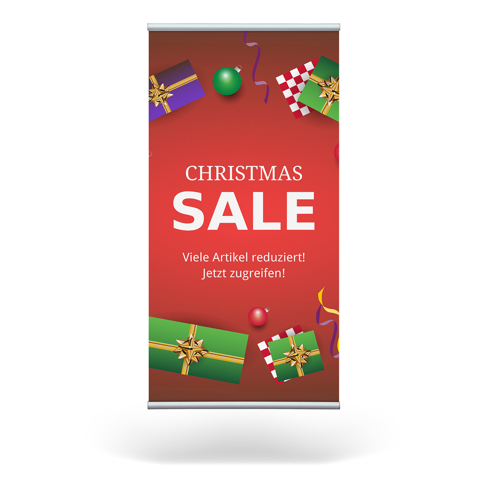 Bannière textile avec motif Christmas Sale
